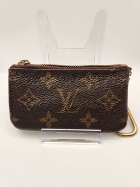 Louis Vuitton Brown Monogram Key Pouch